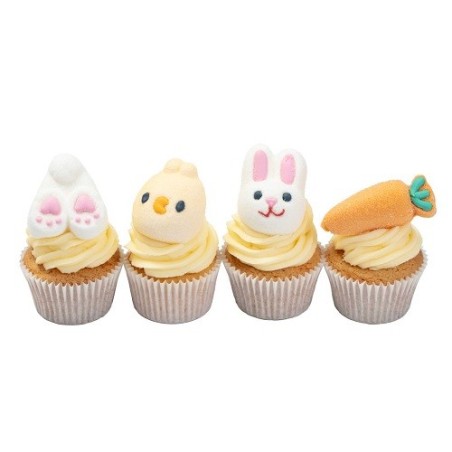 PME Easter Marshmallows 12 Pack – Bunny & Carrot Treats