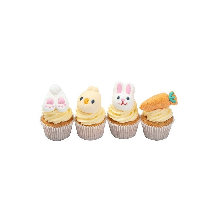 PME Easter Marshmallows 12 Pack – Bunny & Carrot Treats