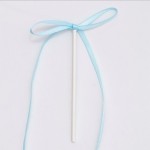 PME Blue Ribbon Bow Toppers, 8 pcs