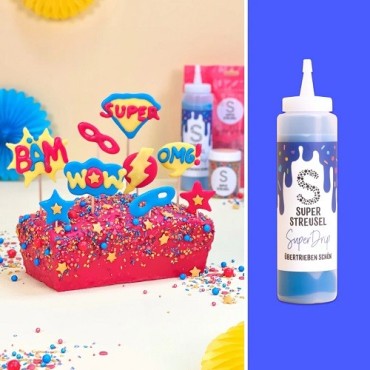 Super Streusel SuperDrip Dark Blue 300g – Fast Setting Drip Glaze
