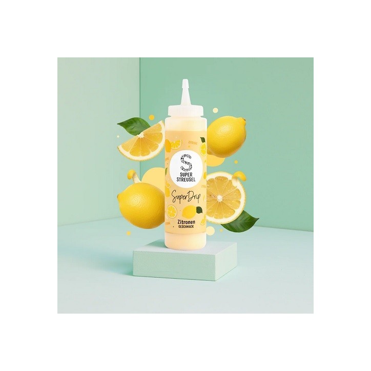 Super Streusel SuperDrip Zitrone 300g – Zitronige Drip Glasur Super Streusel SuperDrip Zitrone 300g – Zitronige Drip Glasur