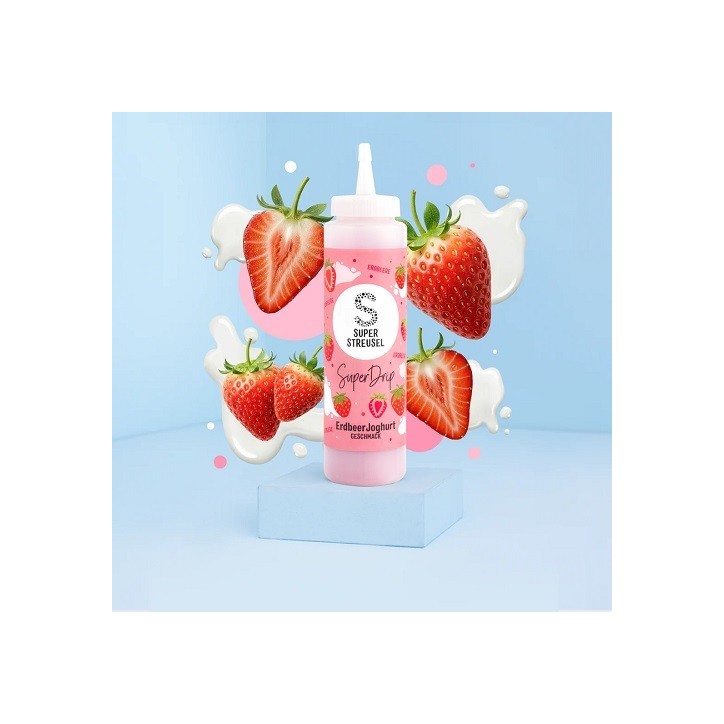 Super Streusel SuperDrip ErdbeerJoghurt 300g – Fruchtiger Drip