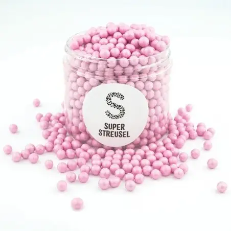 Super Streusel Mini Crunch Balls Pink 5mm 160g