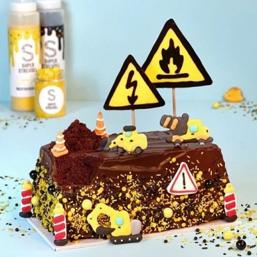 Super Streusel SuperDinger BrummBrummBagger – Handgemachte Zuckerfiguren
