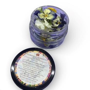 LIOFLOR Edible Pansy Mix 2g – Freeze-Dried Flowers for Cake Decoration