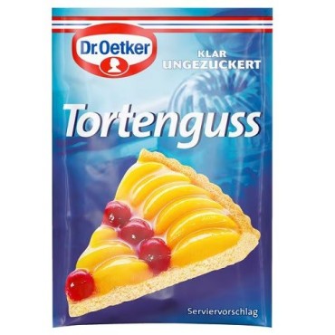 Dr. Oetker Clear Cake Glaze 3x12g – Glossy Finish for Fruit Cakes
