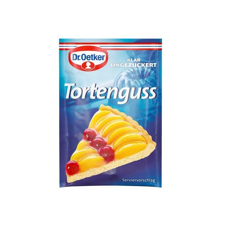 Dr. Oetker Clear Cake Glaze 3x12g – Glossy Finish for Fruit Cakes