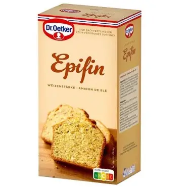 Dr. Oetker Epifin 250g – Backverfeinerer aus Weizenstärke
