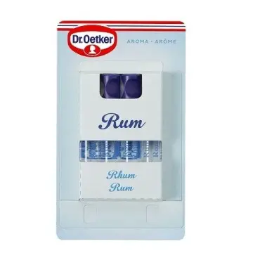Dr. Oetker Rum Flavour 4 Vials – Baking Aroma