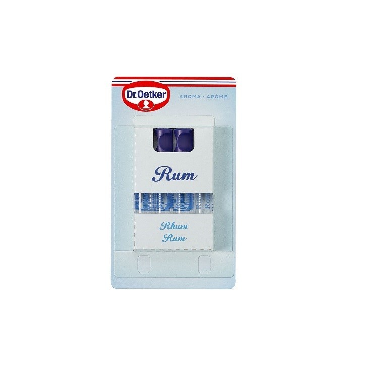 Dr. Oetker Aroma Rum 4 Stück – Rum Aroma zum Backen Dr. Oetker Aroma Rum 4 Stück – Rum Aroma zum Backen