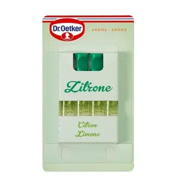 Dr. Oetker Lemon Flavour 4 Vials – Natural Baking Aroma