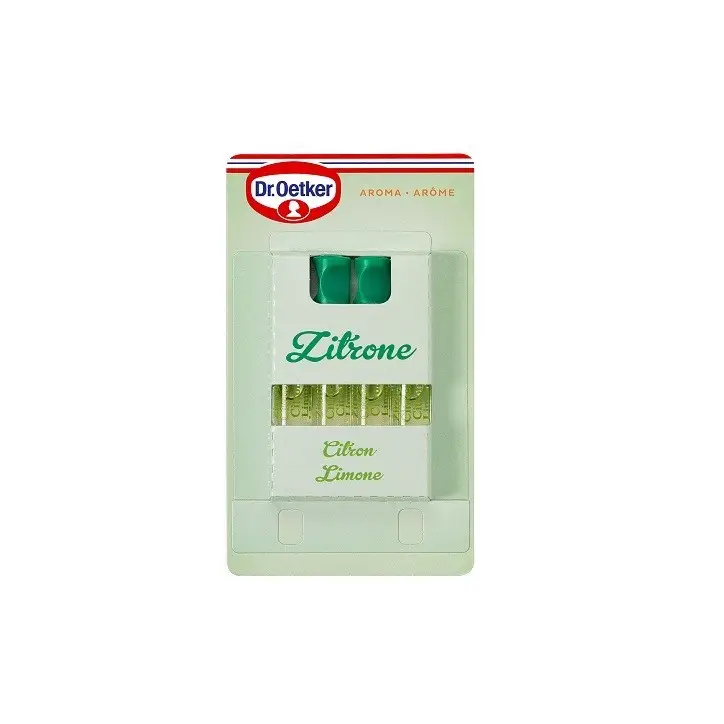 Dr. Oetker Lemon Flavour 4 Vials – Natural Baking Aroma Dr. Oetker Lemon Flavour 4 Vials – Natural Baking Aroma