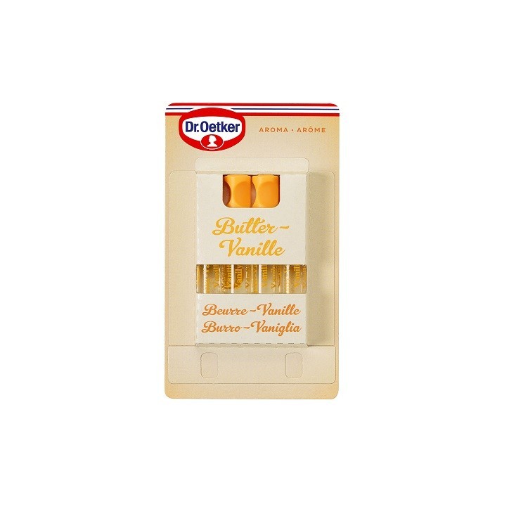 Dr. Oetker Butter-Vanilla Flavour 4 Vials – Baking Aroma Dr. Oetker Butter-Vanilla Flavour 4 Vials – Baking Aroma