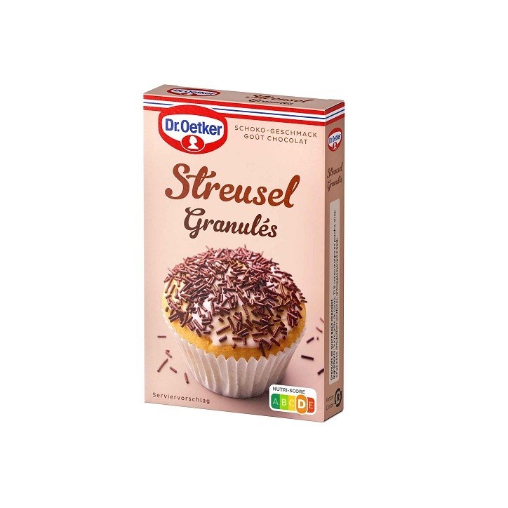 Dr. Oetker Streusel Schoko-Geschmack 100g – Schokostreusel