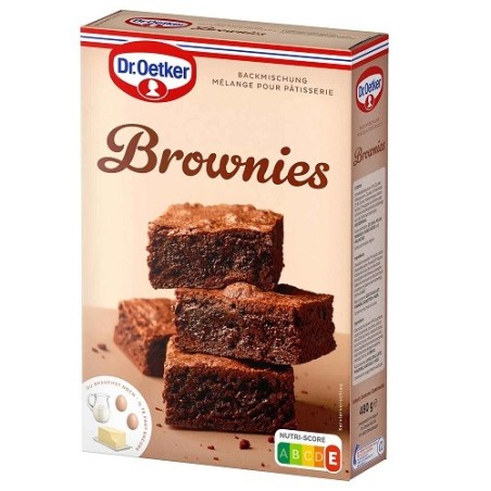 Dr. Oetker Brownies Backmischung 480g – 24 saftige Brownies