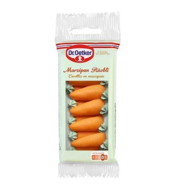 Dr. Oetker Marzipan Rüebli 12 Stück – Tortendekoration