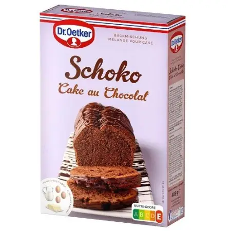 Dr. Oetker Schokoladenkuchen Backmischung 485g – Schoko Cake