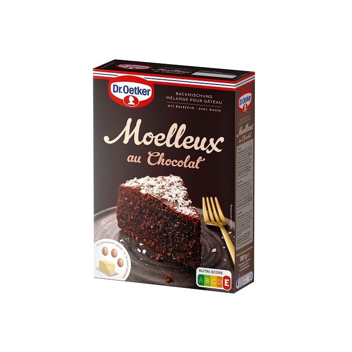Dr. Oetker Moelleux au Chocolat 385g – Chocolate Cake Mix