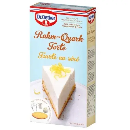 Dr. Oetker Tortenhilfe Rahm-Quark-Torte 200g – Ohne Backen
