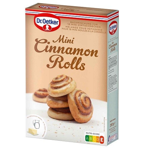Dr. Oetker Mini Cinnamon Rolls Baking Mix 292g Dr. Oetker Mini Cinnamon Rolls Baking Mix 292g