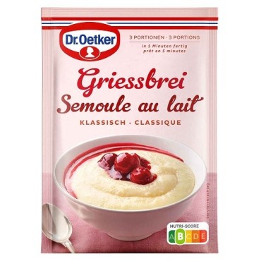 Dr. Oetker Classic Semolina Pudding 92g – Ready in 5 Minutes
