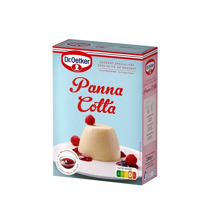 Dr. Oetker Panna Cotta Mix 238g – Italian Dessert with Berry Sauce Dr. Oetker Panna Cotta Mix 238g – Italian Dessert with Berry Sauce