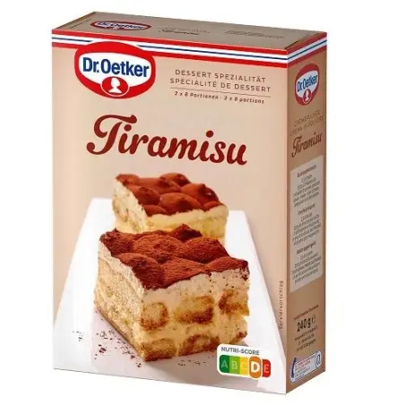 Dr. Oetker Tiramisu Mix 240g – Italienisches Dessert einfach zubereitet