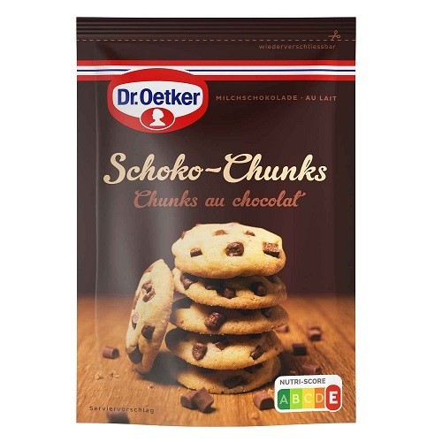 Dr. Oetker Schoko-Chunks Milchschokolade 100g Dr. Oetker Schoko-Chunks Milchschokolade 100g