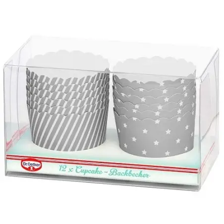 Dr. Oetker Cupcake-Backbecher 12 Stück – Backen & Verschenken