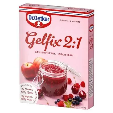 Dr. Oetker Gelfix 2:1 3x25g – Mehr Frucht, weniger Zucker