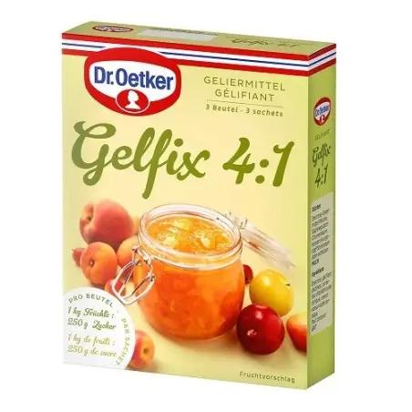 Dr. Oetker Gelfix 4:1 3x20g – Konfitüre fast ohne Zucker