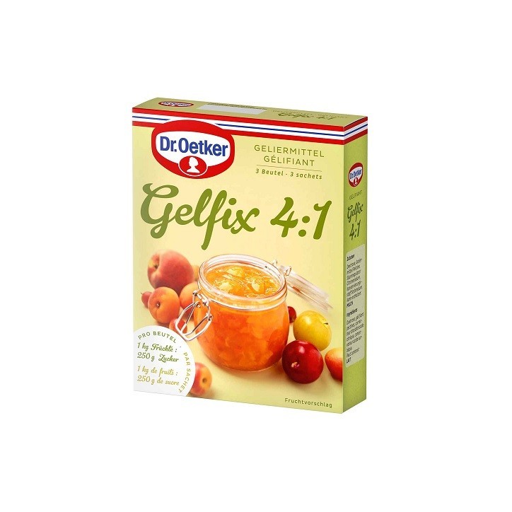 Dr. Oetker Gelfix 4:1 3x20g – Konfitüre fast ohne Zucker