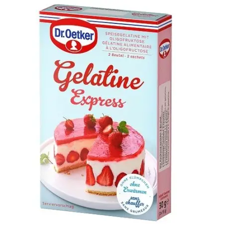 Dr. Oetker Gelatine express 30g – Schnell & klümpchenfrei gelieren