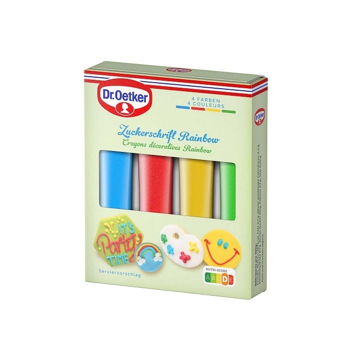 Dr. Oetker Icing Writer Rainbow 76g – 4 Colour Set