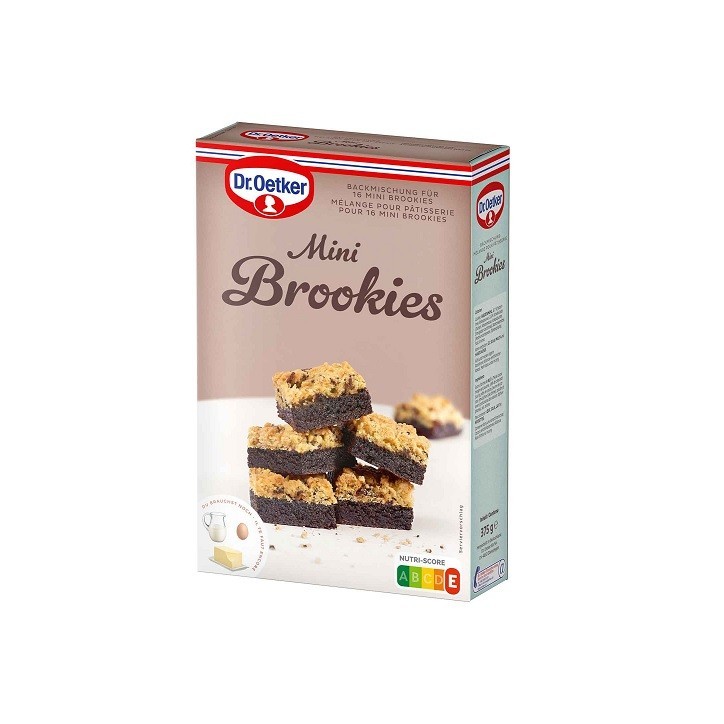 Dr. Oetker Mini Brookies Baking Mix 375g – Brownie Cookie Mix Dr. Oetker Mini Brookies Baking Mix 375g – Brownie Cookie Mix