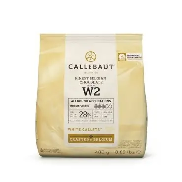 Callebaut W2 White Chocolate Callets 400g