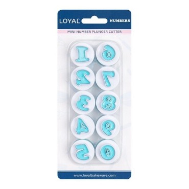 LOYAL Mini Numbers Plunger Cutter Set 0–9