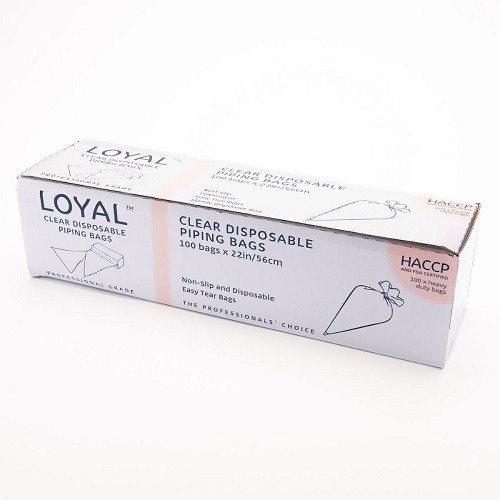 LOYAL 56cm Einweg Spritzbeutel, 100 Stück