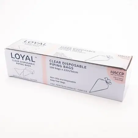 LOYAL Einweg Spritzbeutel 56cm – 100 Stück