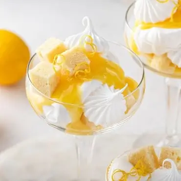 Zitronen Meringue Topping Sauce 300g – Dessert Sauce Patisdécor
