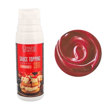 Erdbeer Topping Sauce 300g – Dessert Sauce für Kuchen & Glace