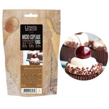 Mini Milk Chocolate Curls 100g – Chocolate Topping for Desserts