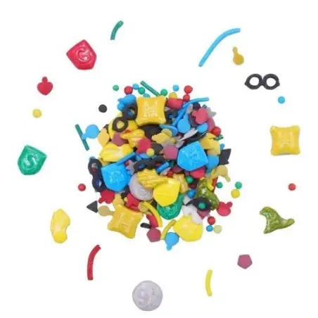 Harry Potter Streusel Hogwarts 60g – Magische Tortendeko