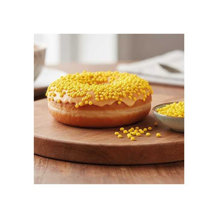 Lemon Crunch Sprinkles 100g – Yellow Crispy Cake Decoration Lemon Crunch Sprinkles 100g – Yellow Crispy Cake Decoration