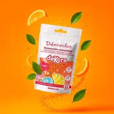 Orange Crunch Sprinkles 100g – Crispy Cake Decoration