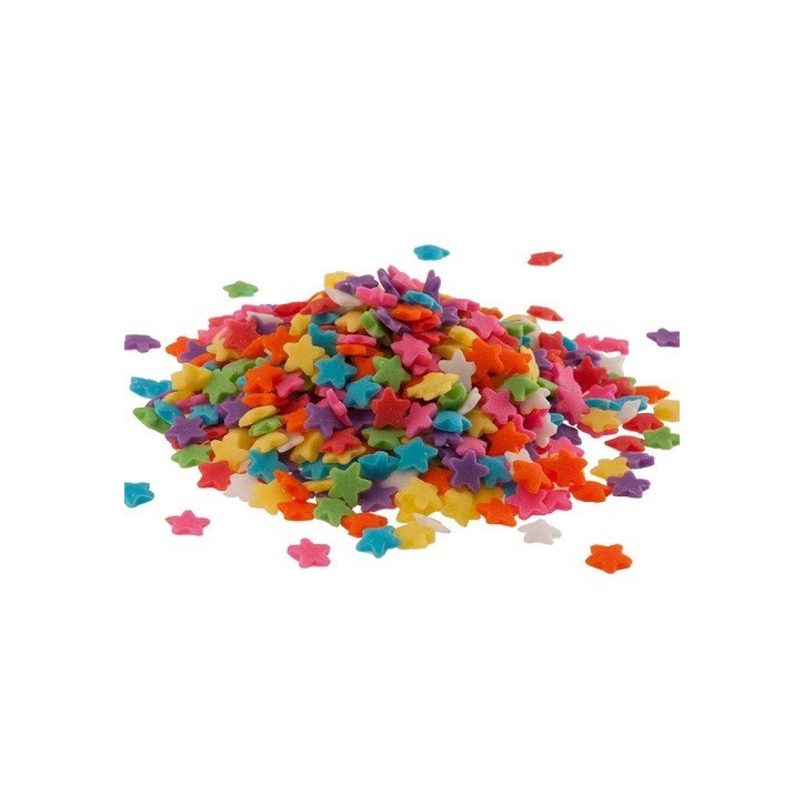 Bunte Sterne Streusel 100g – Zuckerstreusel für Kuchen
