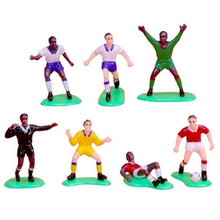 Cake Toppers Soccer Goals and Teams with Referee