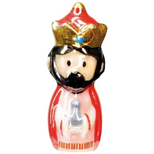 Porcelain Three Kings Figurine – Red King, 1pcs