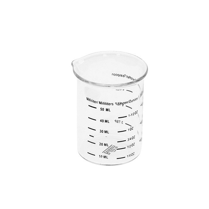 Birkmann Messbecher Glas 50ml – präzises Abmessen Birkmann Messbecher Glas 50ml – präzises Abmessen