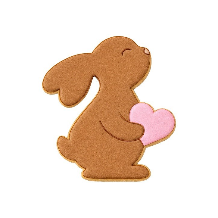 Birkmann Bunny with Heart Cookie Cutter 6.5cm – Easter Baking
